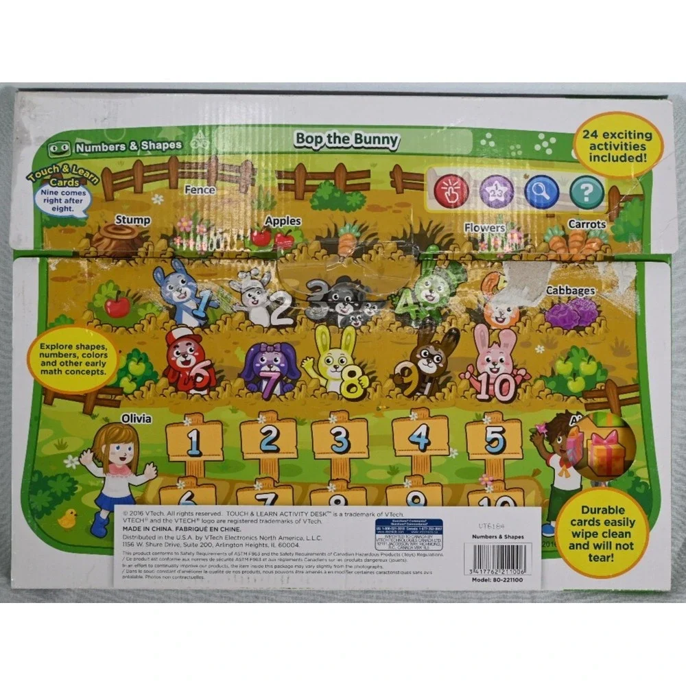 VTech Touch & Learn Activity Desk Deluxe Numbers & Shapes Expansion Pack
